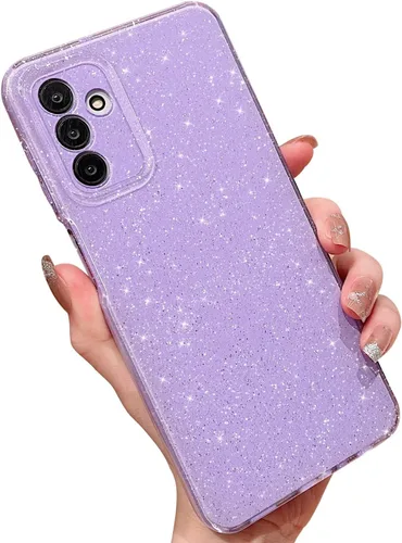 Vista 37 de MINSCOSE Funda compatible con Samsung Galaxy A14 5G, bonita funda delgada con purpurina fina, a prueba de golpes, de TPU para mujeres y niñas