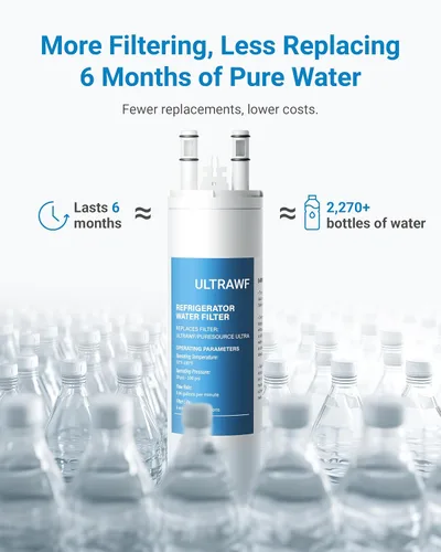 Vista 6 de ULTRAWF - Filtro de agua de repuesto, compatible con Pure Source Ultra, Kenmore 9999, 469999, 46-9999, A0094E28261, paquete de 3