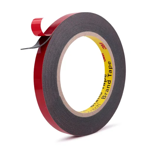 Vista 13 de 3M Automotive Acrylic Plus Tape, 0.24 pulgadas x 18 pies, PT1100, gris