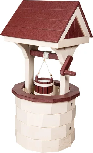 Vista 18 de Pequeño madera de poli madera de abedul y marrón deseando bien