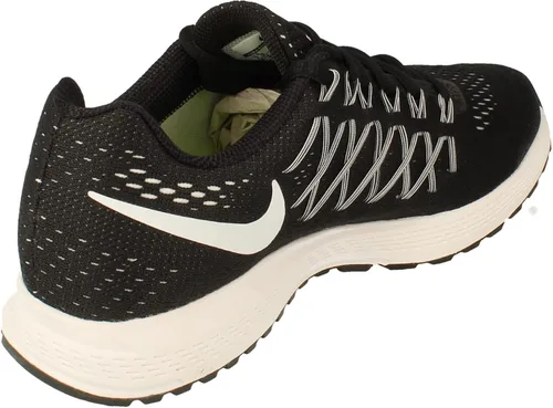 Vista 3 de Nike Air Zoom Pegasus 32 - Tenis de correr para mujer color negroblancoplatino puro