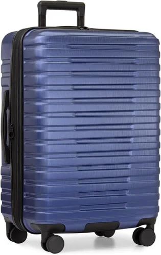 Vista 23 de U.S. Traveler Boren - Maleta de viaje extensible rígida con 8 ruedas giratorias, color negro, juego de 2 piezas