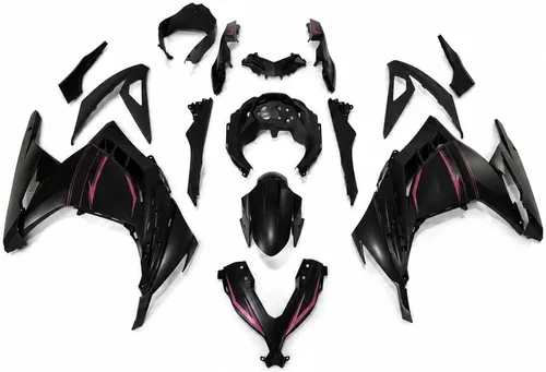 Vista 13 de US STOCK Pink Gray Chameleon Fairing Fit for Kawasaki Ninja 2013-2017 EX300 020 Pink Gray Chameleon