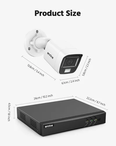 Vista 13 de ANNKE 8CH 3K Lite 2MP CCTV Sistema de cámara de seguridad con cable al aire libre, 1TB HDD