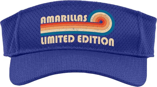 Vista 7 de AMARILLAS Retro 70s 80s Sunset Stripe Sport Sun Visor