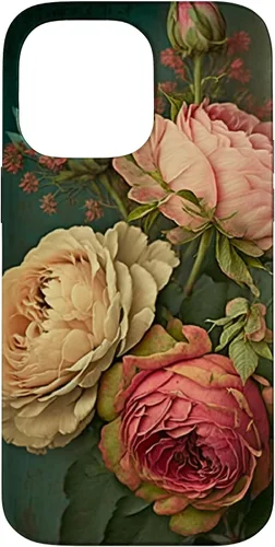 Vista 21 de Boho Shabby Chic Bohemian Roses Vintage Funda con diseño de flores y flores para iPhone 17