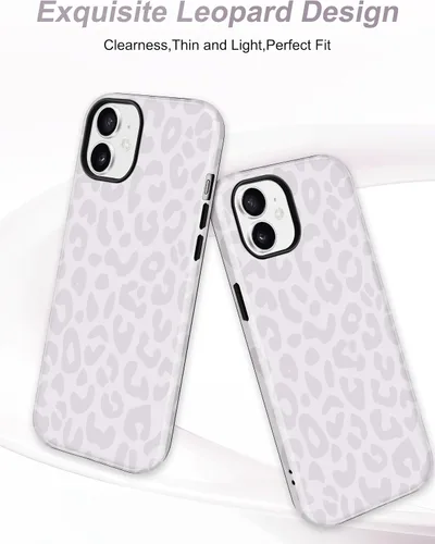Vista 620 de Jusy Funda compatible con MagSafe con estampado de caparazón de tortuga marrón para iPhone 7/8/SE, cubierta protectora de TPU suave magnética