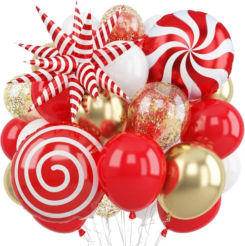 Vista 14 de Globos de fútbol, globos de látex blanco y negro de 12 pulgadas con balón de fútbol de 22 pulgadas, globo de aluminio 4D para niños, decoración