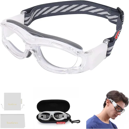 Vista 9 de SooGree Sports Glasses - Racquetball Goggles Basketball Football Eye Protective