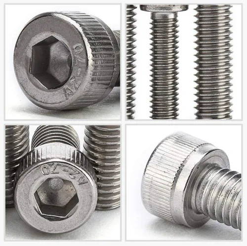 Vista 5 de #2-56 UNC Kit surtido de tornillos de cabeza hexagonal de acero inoxidable
