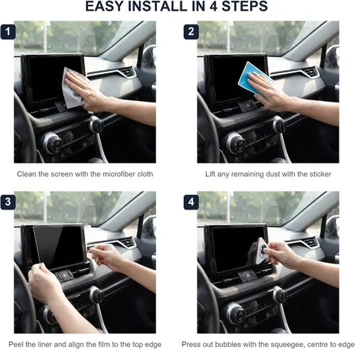 Vista 3 de PcProfessional Protector de pantalla (juego de 2) para Ford Explorer 2014 2015 2016 2017 8 "SYNC 3 AppLink My Ford Pantalla táctil Sistema