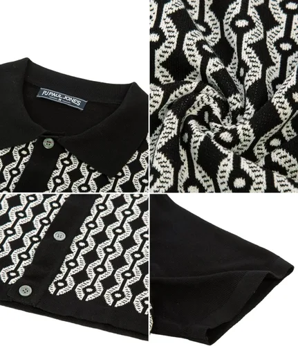 Vista 7 de PJ PAUL JONES Camisas polo vintage de los años 70 para hombre