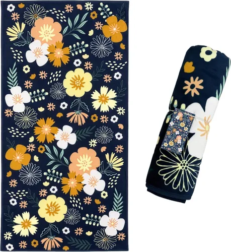 Vista 14 de Wildkin Toalla de playa para niños, 100% algodón, suave y absorbente, ideal para piscina y playa, animales salvajes Verde Oscuro