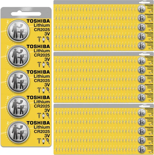 Vista 9 de Toshiba CR2025 - Paquete de ampolla resistente a los niños con celda de moneda de litio de 3 V (2 baterías)