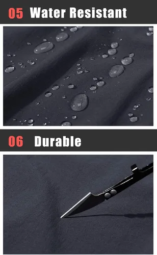 Vista 6 de TACVASEN Mens Quick Dry Hiking Pants Lightweight Water Resistant Mountain Fishing Work Pants