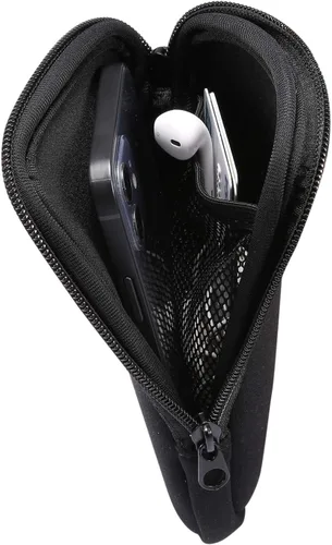 Vista 4 de Funda de neopreno para teléfono celular, suave, elástica, a prueba de golpes, funda cruzada con cordón para collar para iPhone 12 Pro Max XS