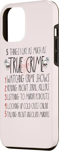 Vista 2 de Funda para iPhone 12 Pro Max Serial Killer I Like True Crime T Shirt True Crime Lover