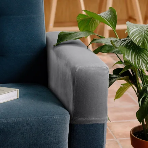 Vista 6 de VICASKY Juego de 2 fundas para sofá y sillas, protectores de sillón, funda de escritorio con fundas para sofá y muebles