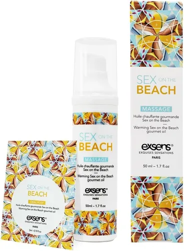 Vista 6 de Exsens Aceite de masaje de calentamiento gourmet, 6 unidades, uso único, saborizado, totalmente natural, vegano, sin manchas, 0.1 fl oz
