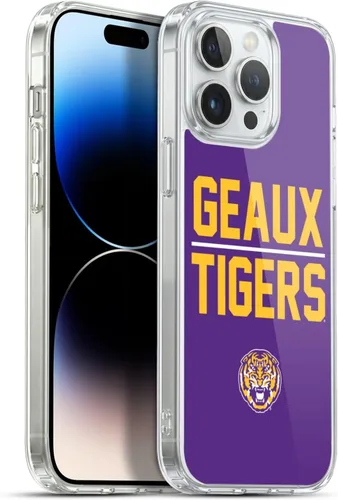 Vista 162 de Head Case Designs Funda de gel suave con licencia oficial de la Universidad Estatal de Louisiana LSU Camou compatible con Apple iPhone 7 Plus/iPhone