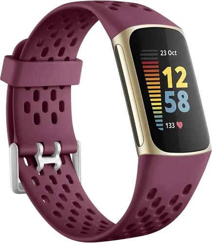 Vista 21 de Getino Bandas compatibles con Fitbit Charge, correas deportivas de repuesto ajustables transpirables suaves para Fitbit Charge 5/6, Negro