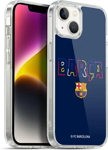 Vista 260 de Head Case Designs Funda de gel suave con licencia oficial del FC Barcelona Barca Crest Graphics [protección de grado militar] compatible con Apple