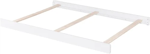 Vista 6 de Oxford Baby Logan - Kit de conversión de cuna a cama de tamaño completo, gris paloma, certificado GreenGuard Gold