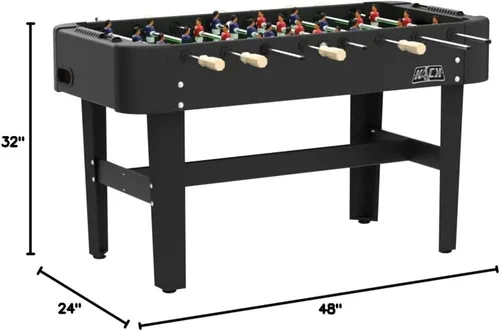 Vista 3 de Conquest 48" en mesa de futbolín Compact Indoor Game Table