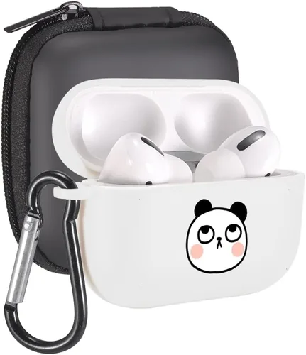 Vista 57 de Funda de mariposas rosas para AirPods Pro con llavero, diseño de animales lindos funda protectora de TPU suave compatible con AirPods Pro Charging