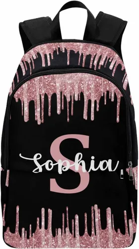 Vista 21 de MyPupSocks Mochila escolar personalizada con nombre personalizado mochila unisex, Multi 00, Personalizado