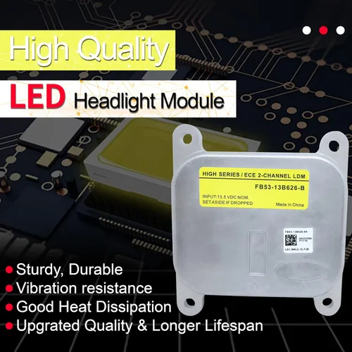 Vista 2 de Módulo de Faro LED de Reemplazo para FB53-13B626-B: Módulo de Faro 2016 2017 2018 2019 Ford Explorer - Módulo de Faro LED de Reemplazo