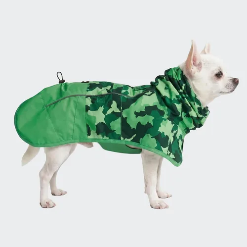 Vista 24 de Spark Paws - Chaqueta impermeable para perros, resistente al viento, para perros pequeños, medianos, grandes y extragrandes, traje reflectante