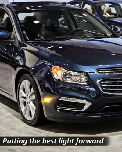 Vista 8 de Ensemble de luces de marcador lateral LED Bestview, lámparas de señal de estacionamiento para parachoques delantero compatibles para Chevy Cruze
