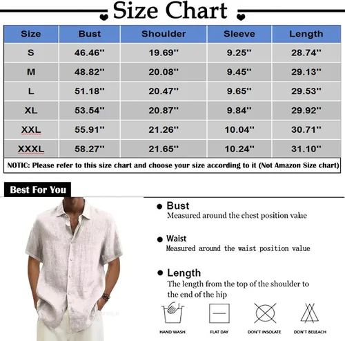 Vista 5 de Ymosrh Camisa de manga larga para hombre, casual, de algodón, lino, color liso, holgada, térmica, pesada