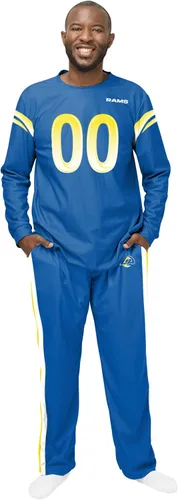 Vista 23 de FOCO NFL mens Nfl Team Logo Gameday Ready Jersey Pajama Set
