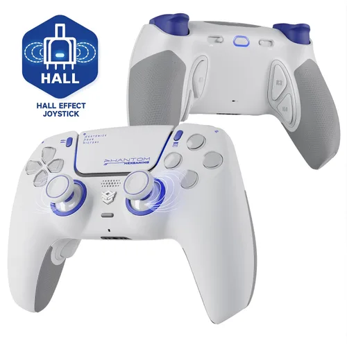 Vista 14 de HEXGAMING PHANTOM Pro Controller with 4 Remappable Buttons, 6 Remapping Profiles, 8 Interchangeable Analog Stick, and Adjustable Triggers Compatible
