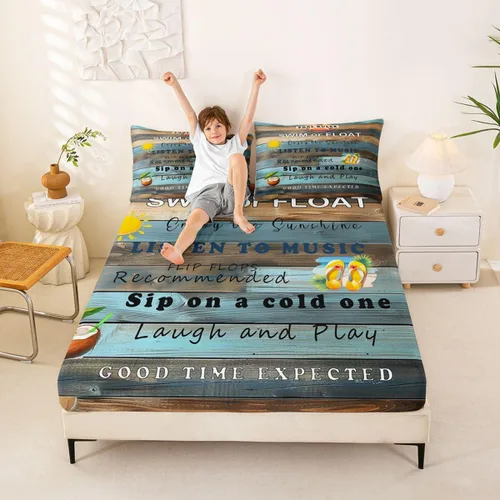 Vista 46 de Erosebridal Fishing Fitted Sheet Twin for Boys, Big Pike Fish Black Bed Sheets for Rustic Farmhouse Lake House Decor, Fishing Bedding Set Marine