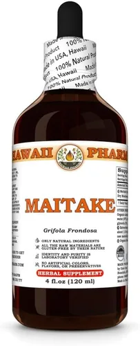 Vista 2 de Maitake Extracto líquido, suplemento de tintura de maitake orgánico (Grifola Frondosa) 4x4 oz