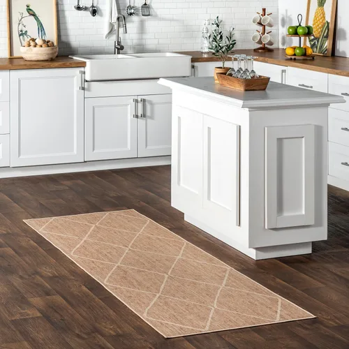 Vista 35 de nuLOOM Alfombra de Área Easy-Jute de 5' x 8', Lavable a Máquina, Antideslizante, para Sala de Estar, Dormitorio, Habitación de Niños, Guardería