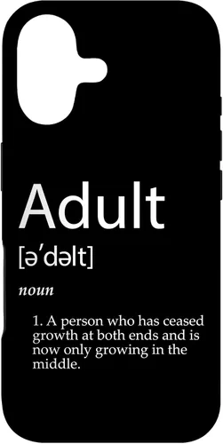 Vista 32 de Funny Adult Definition Joke for Parents Dad Mom Adults Case for iPhone XR