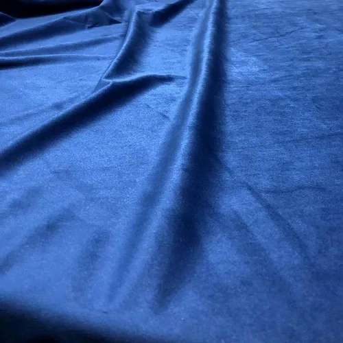 Vista 2 de Tela de terciopelo suave negro, 118 pulgadas de ancho, material ideal para tapicería para entrenadores y sillas, cortinas, almohadas, fundas