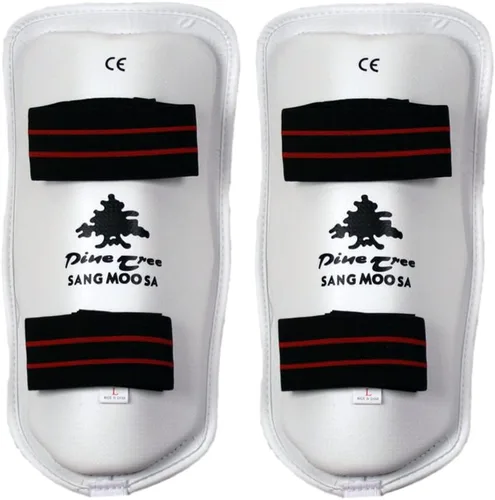Vista 6 de Pine Tree - Juego completo de equipo de combate de vinilo para artes marciales con bolsa, espinilla e ingle