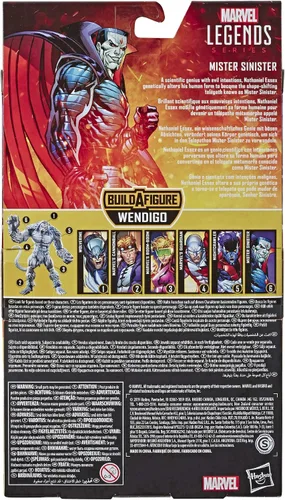 Vista 3 de Marvel Classic Hasbro Marvel Legends Series - Figura de acción coleccionable de Mister Sinister de 6 pulgadas (colección X-Men/X-Force), con parte