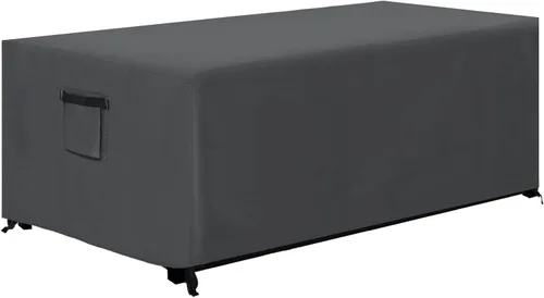 Vista 10 de ABCCANOPY Cubierta para caja de patio, impermeable y a prueba de polvo, protección de invierno, cubierta universal para muebles de exterior, 64 x 30