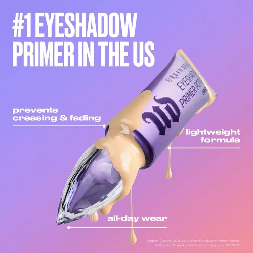 Vista 3 de Urban Decay Poción Primer para Sombra de Ojos - Base Primer de Párpados Nude, para Maquillaje de Ojos Suave y Resistente a Pliegues, Impermeable