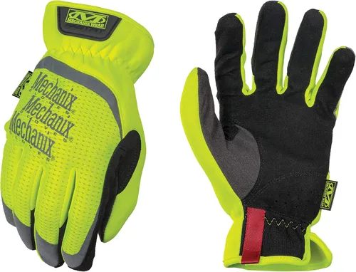 Vista 8 de Guantes FasFit de seguridad fluorescentes y reflectantes Mechanix Wear (anaranjado)