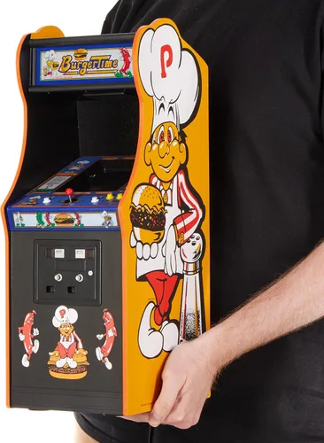 Vista 7 de Quarter Arcades Bad Dudes Vs. DragonNinja Mini Arcade – 1/4 Scale Data East Collector’s Cabinet with Original ROM, USB-C Power – Retro Beat-'Em-Up