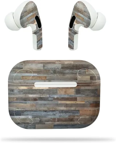 Vista 12 de MightySkins - Compatible con Apple Airpods Pro - Pared negra Funda protectora de vinilo duradera y única Fácil de aplicar, quitar y cambiar