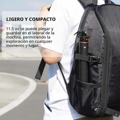 Vista 6 de Trípode para selfie stick de 64 pulgadas de bolsillo 3 4 4P para cámara GoPro, soporte extensible Xtra Muse de liberación rápida 1/4 pulgadas