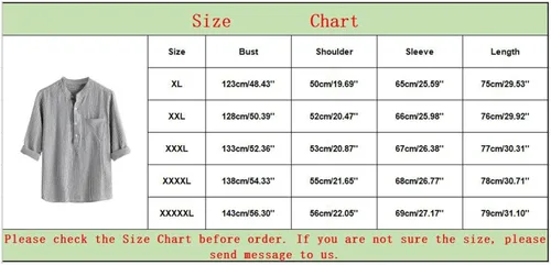 Vista 7 de Alalaso Camisa casual de verano con botones para hombre, manga larga, camisa básica de lino de algodón con bolsillo